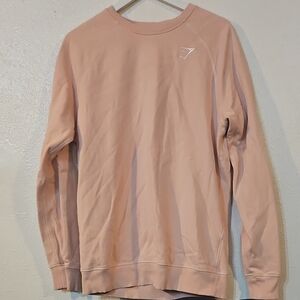 Gymshark Crest Sweatshirt- Misty Pink